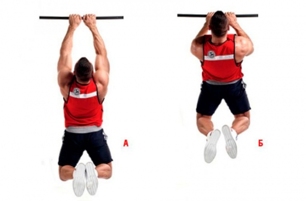Подтягивания узким хватом