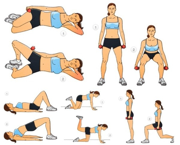 Упражнения на каждый день для идеальной фигуры. Видео-тренировки в домашних условиях