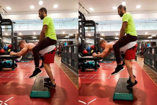 Подъем на носки осликом