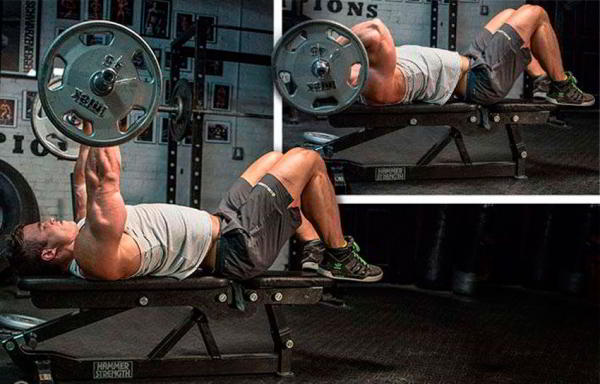 Французский жим лежа Французский жим лежа