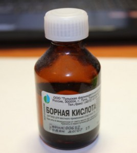 Борный спирт от прыщей