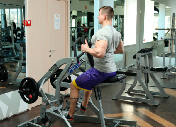 Рычажная тяга в тренажере Рычажная тяга в тренажере