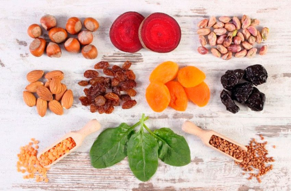 Продукты содержащие железо